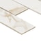 Ackland Calacatta Gold Subway 12 in. x 12 in. Matte Porcelain Mosaic Floor and Wall Tile, 15PK AKM-P-CAGO2X6SWM-CA - alternate 2